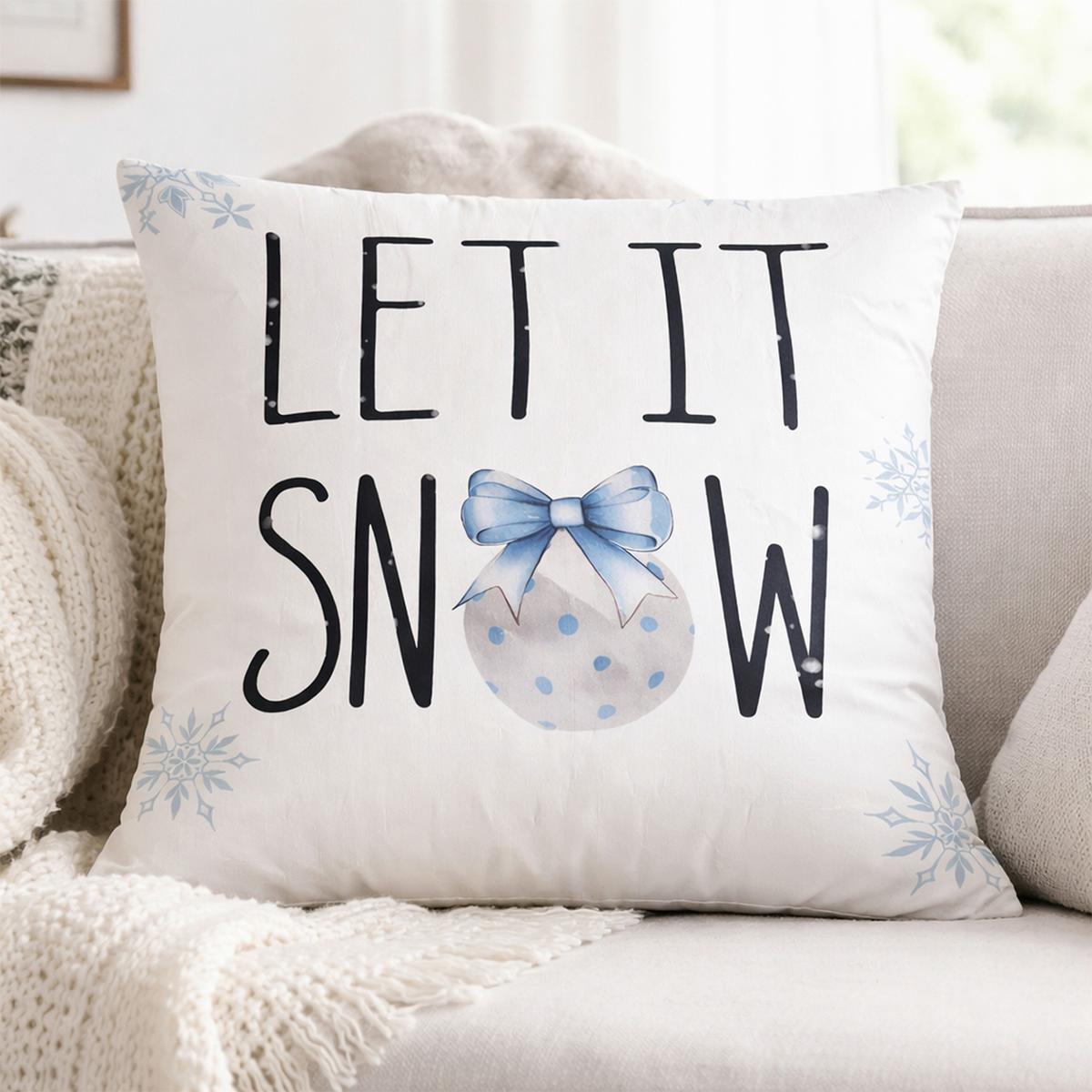ZIERKISSEN WINTER MAGIC - Weiß, MODERN, Textil (45/45cm) - Luca Bessoni