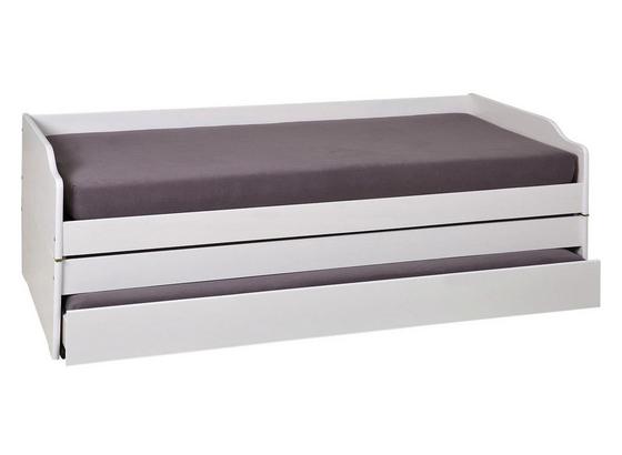 Výsuvná Posteľ Helsinki - biela, Konvenčný, drevo (97/65/209cm) - Premium Living Výsuvná Posteľ Helsinki - biela, Konvenčný, drevo (97/65/209cm) - Premium Living