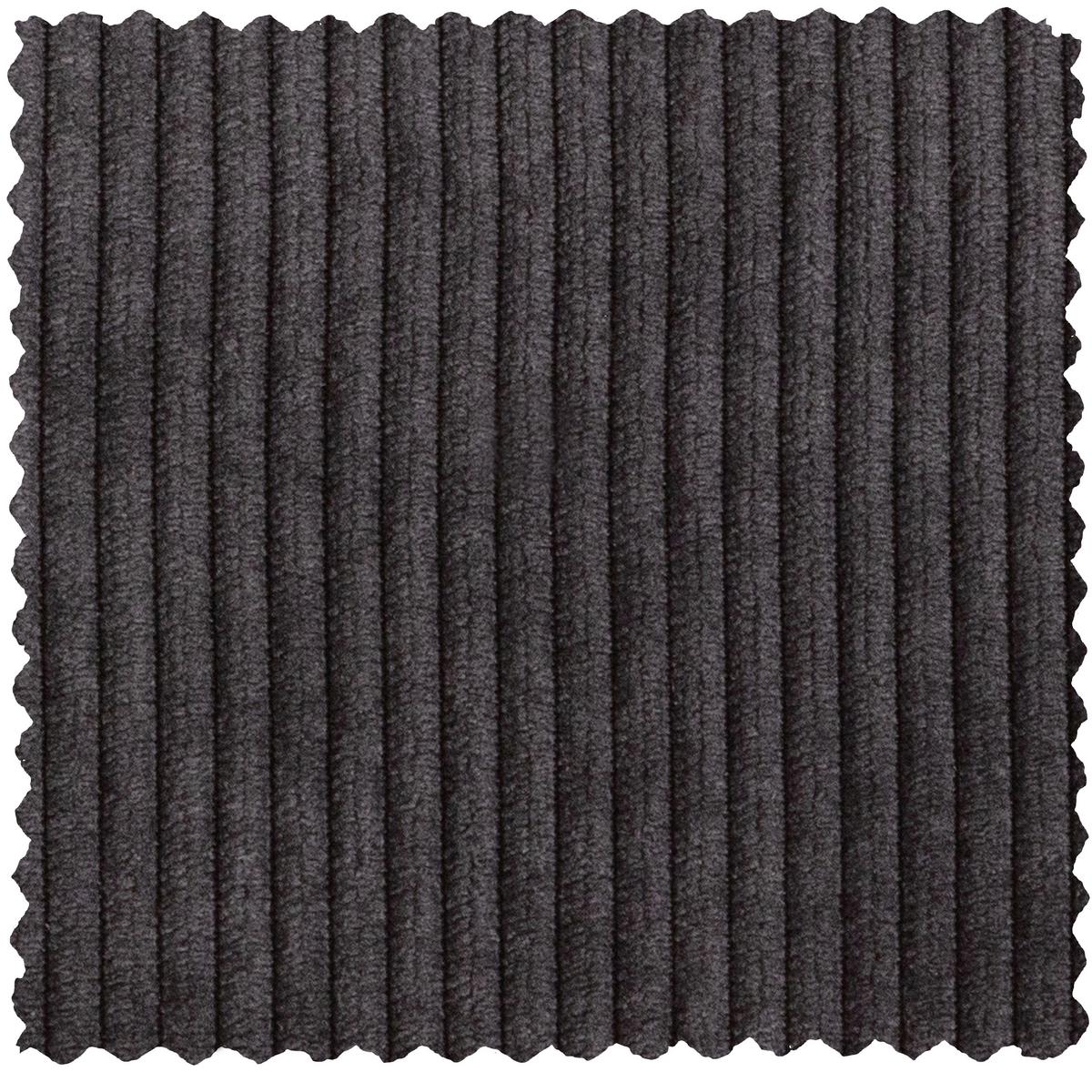 Ecksofa Thomas Dunkelgrau S: 283x197cm - Dunkelgrau/Schwarz, Design, Textil (283/197cm) - Livetastic