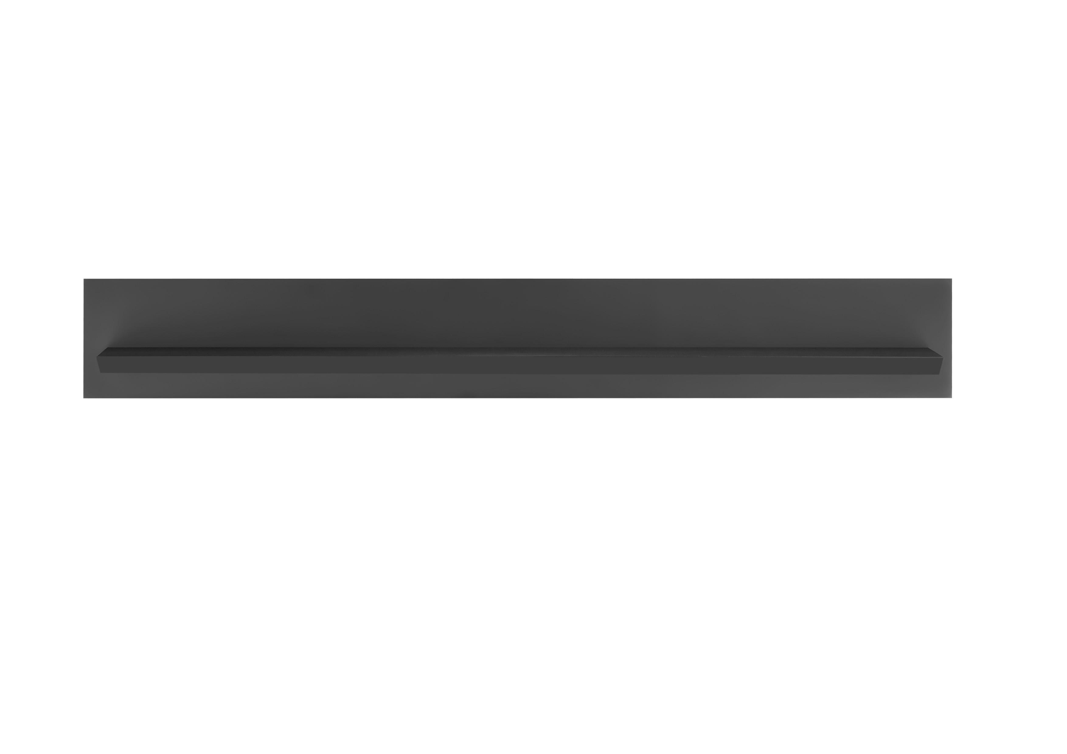 Wandboard Lincoln Schwarz B: 180cm - Schwarz, Design, Holzwerkstoff (180/25/22cm) - MID.YOU