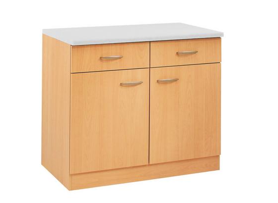 Küchenunterschrank Nano B: 100 cm Buche Dekor - Buchefarben, MODERN, Holzwerkstoff (100/85/57cm) Küchenunterschrank Nano B: 100 cm Buche Dekor - Buchefarben, MODERN, Holzwerkstoff (100/85/57cm)