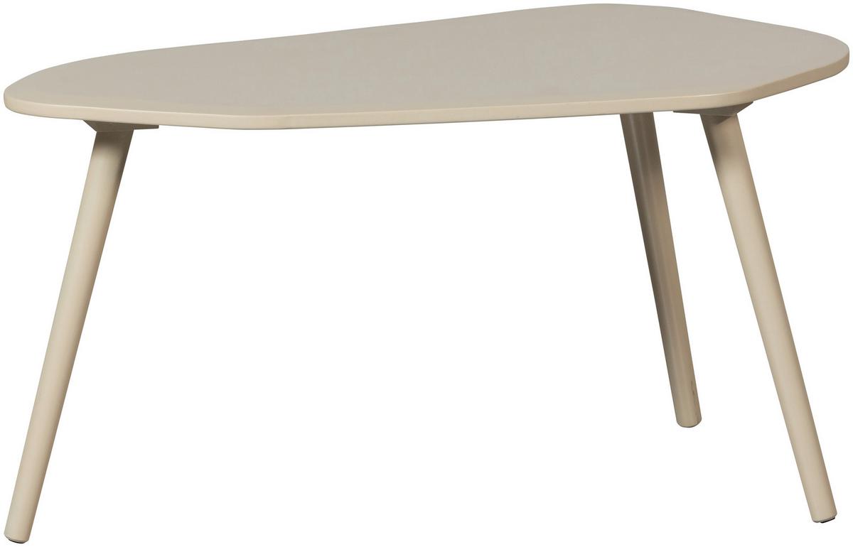 Beistelltischset 2-teilig Sandfarben - Sandfarben, Design, Holzwerkstoff - Livetastic