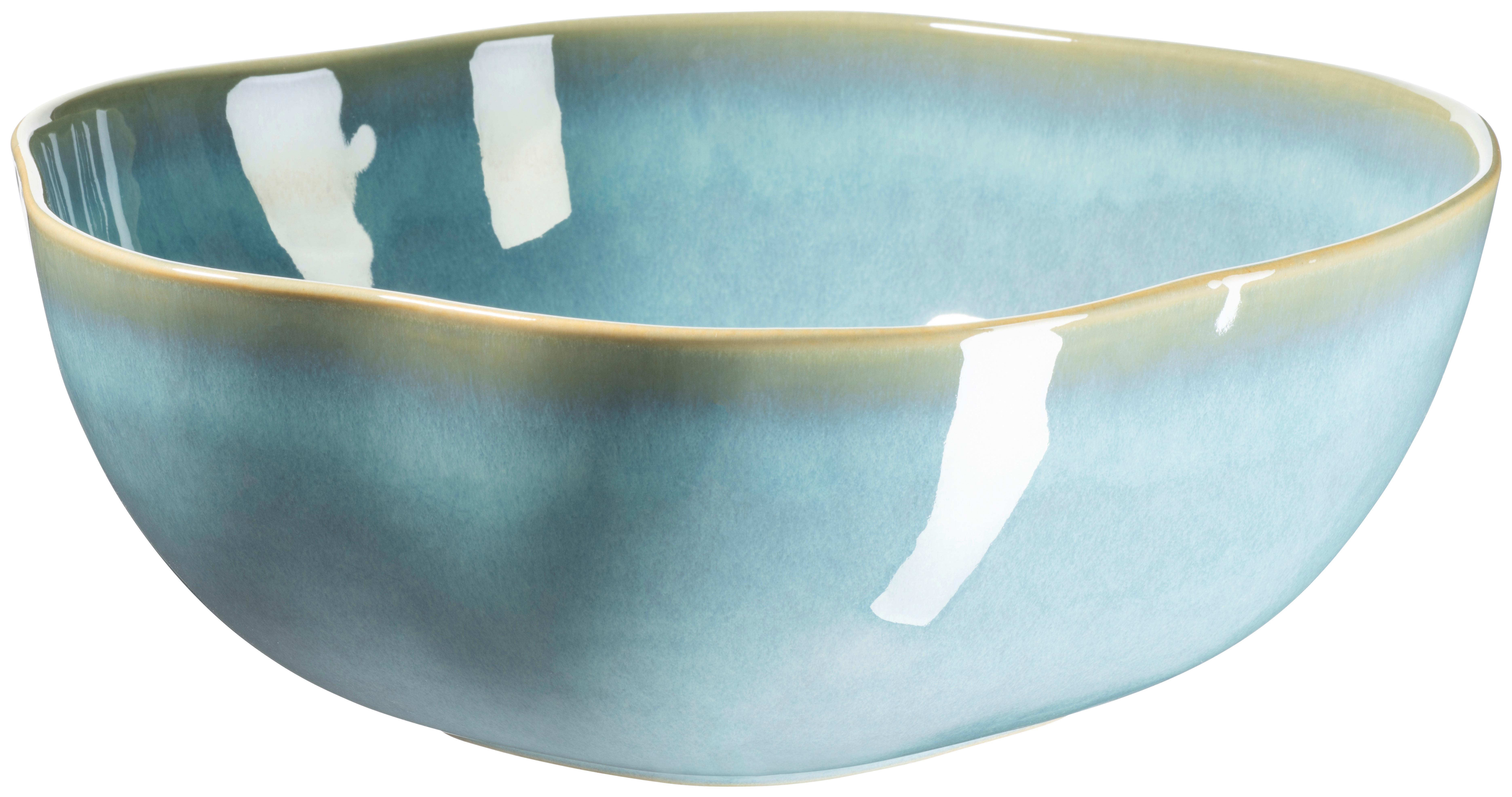 Schüssel Cordelia Grün, 28 cm - Grün, Trend, Keramik (28/10cm) - Mäser