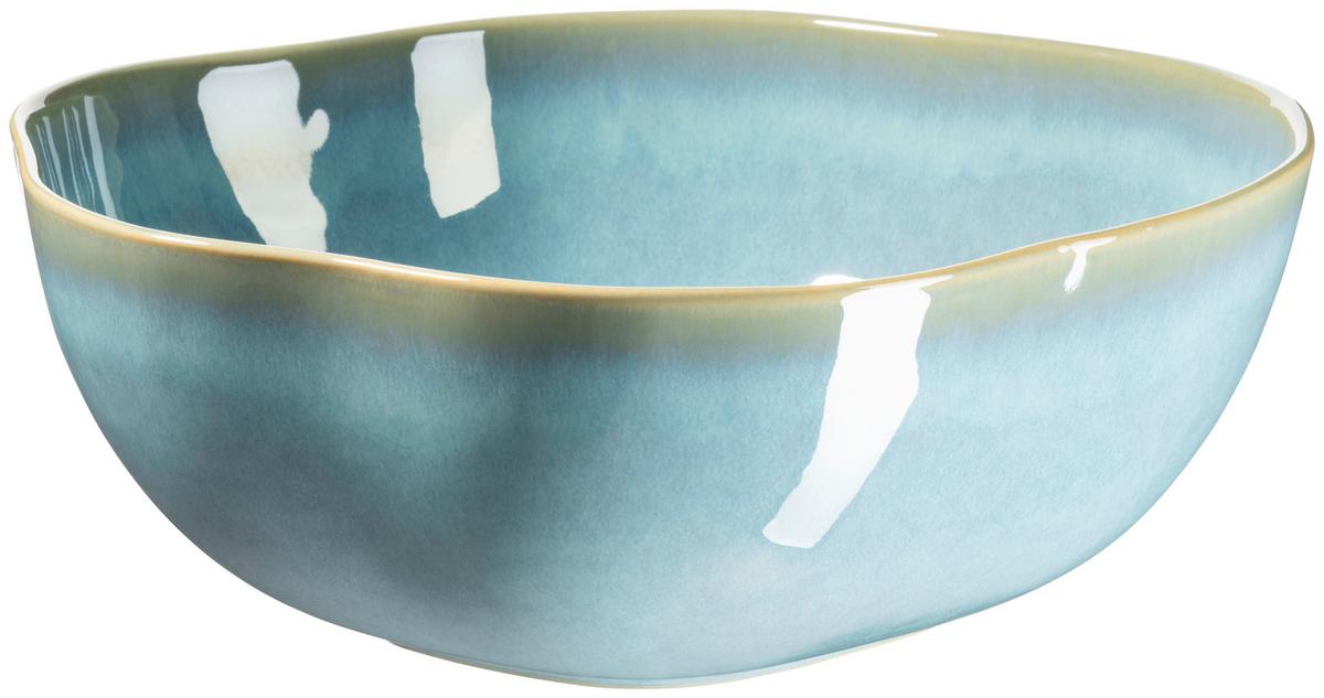 Schüssel Cordelia Grün, 28 Cm - Grün, Trend, Keramik (28/10cm) - Mäser