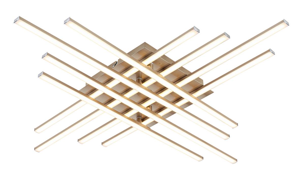 LED-Deckenleuchte Cristina - Cappuccino, Basics, Kunststoff/Metall (71/71/7cm) - Luca Bessoni