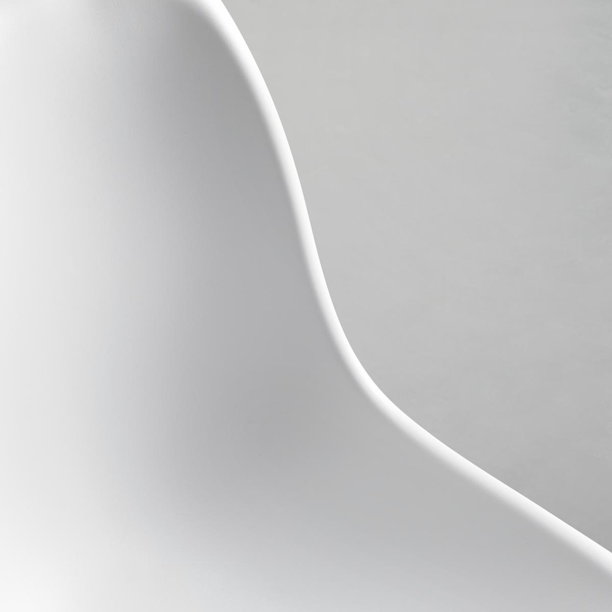 Jedálenská stolička FRIEDA - farba buka/biela, Modern, drevo/plast (54/87,5/46cm) - Modern Living