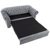 Schlafsofa Cupido - Schwarz/Grau, Design, Textil (213/86/99cm) - MID.YOU