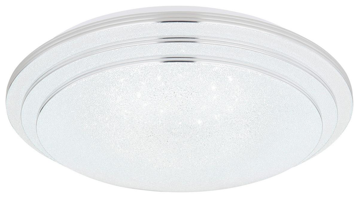 LED-Deckenleuchte Aley Ø 40 cm + Farbwechsler, Fernbedienung - Opal/Weiß, Basics, Kunststoff/Metall (40/9,5cm) - Globo