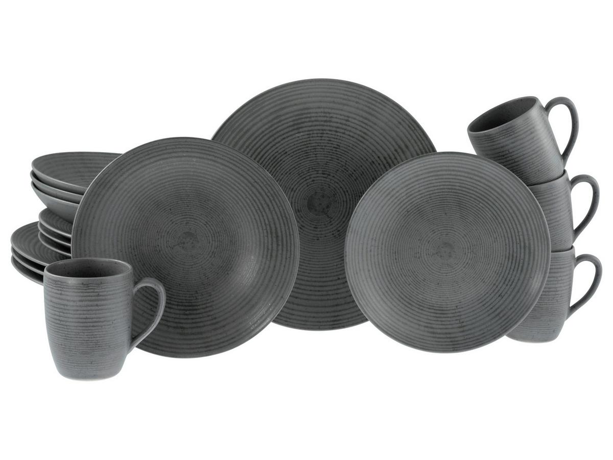 Kombiservice 20599 Catania Anthrazi - Anthrazit, Design, Keramik - Creatable
