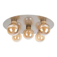 Deckenleuchte Exkl. G9, 25w - Weiß, Trend, Glas/Metall (43/16,5cm) - Näve