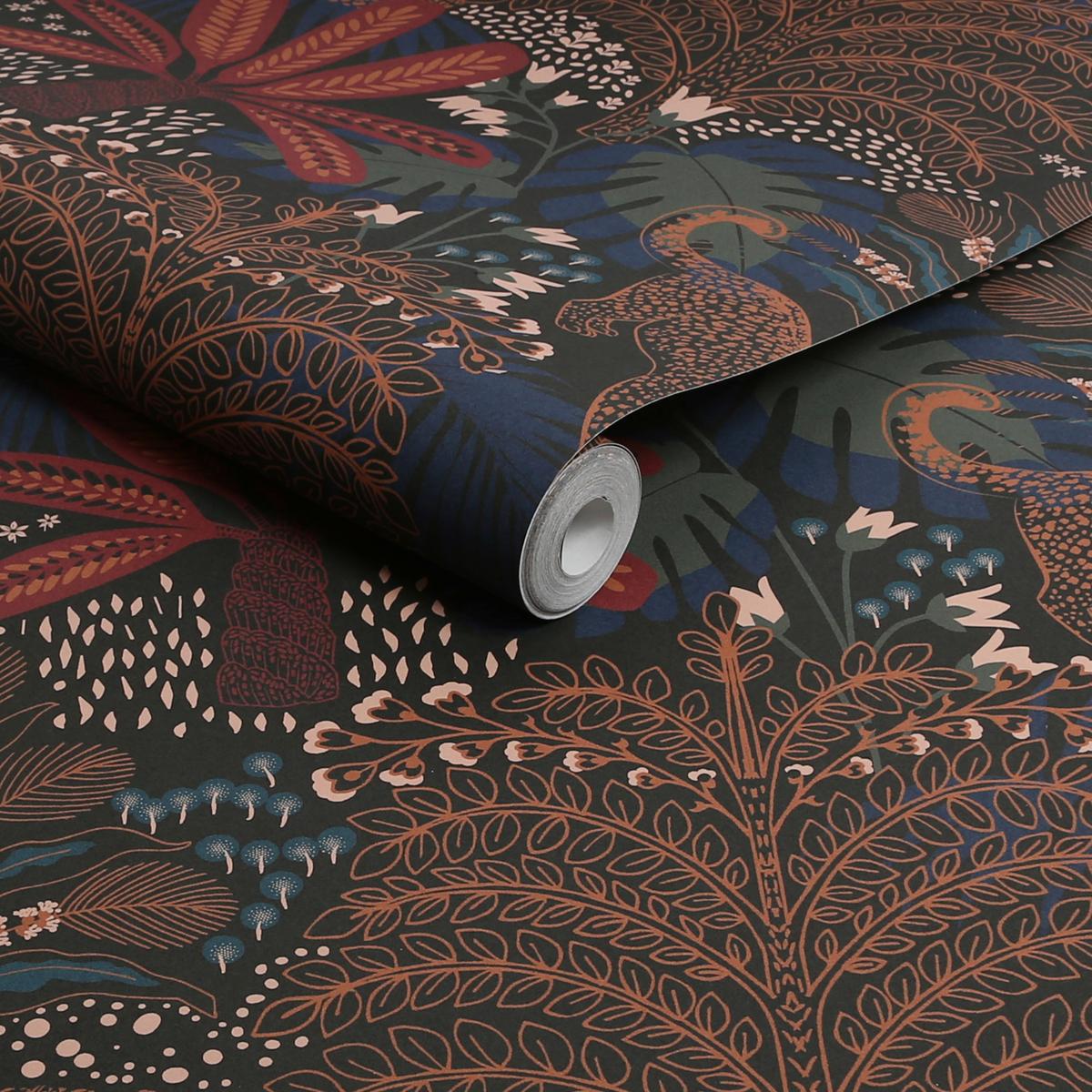 Vliestapete 118729 - Blau/Braun, Basics, Papier/Kunststoff (52/1000cm)