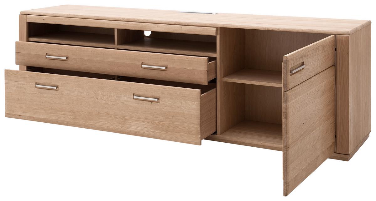 TV-Element Sena B: 223 cm Eiche Dekor - Eichefarben, Design, Holz/Holzwerkstoff (223/69/51cm) - Livetastic