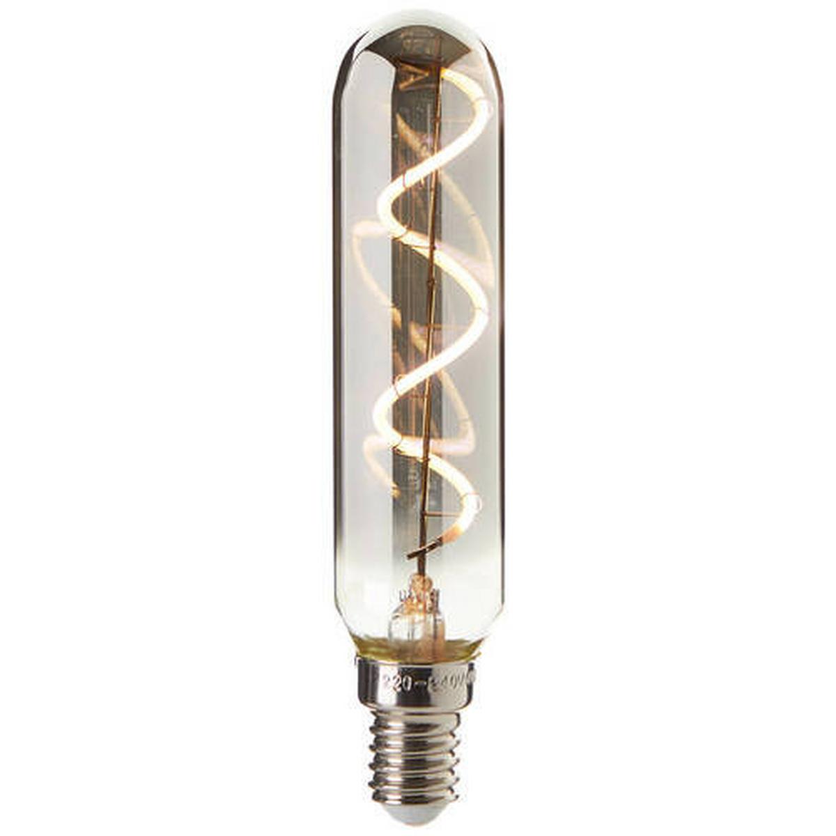 LED-Filament-Leuchtmittel 98856/93 - Grau, Basics, Glas/Metall (2,5/12cm) - Brilliant