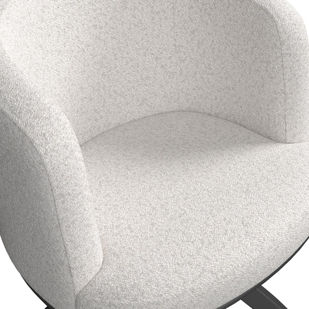 ŽIDLE S PODRUČKAMI NELA - šedá/černá, Moderní, kov/dřevo (62/77/62cm) - Bessagi Home