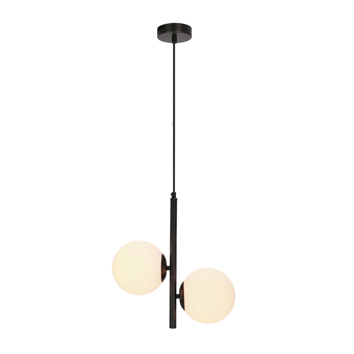 Hängeleuchte 32-22332 Duo - Schwarz/Weiß, Basics, Metall (32.5/15/115cm)