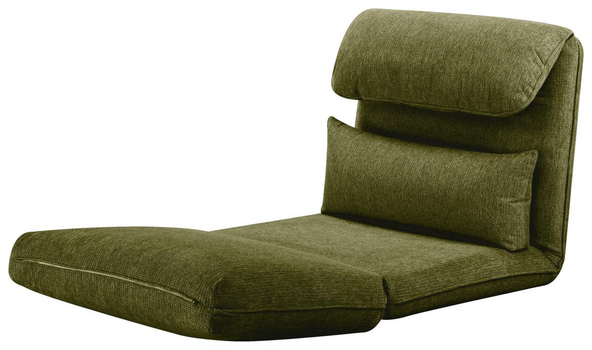 Schlafsessel Verve Olivgrün B: 78 cm - Olivgrün, Design, Textil/Metall (78/72/85cm) - Livetastic