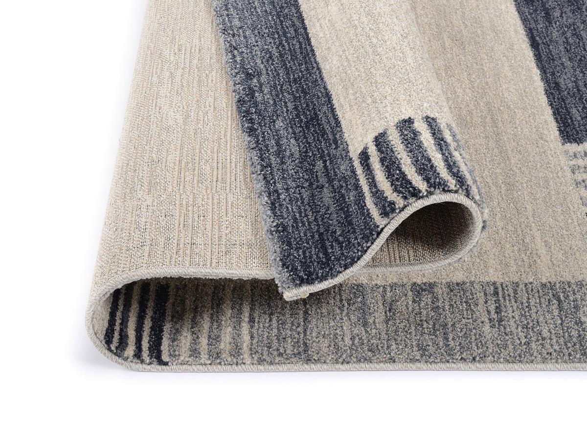 Webteppich Palazzo Lobo Blau/Grau 140x200 cm - Blau/Grau, KONVENTIONELL, Textil (140/200cm) - Novel