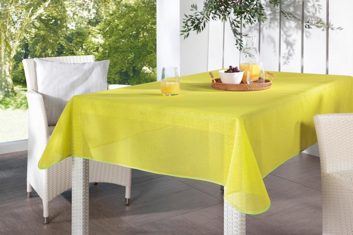 Tischdecke Emden - Champagner/Bordeaux, LIFESTYLE, Kunststoff (130/160cm)