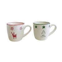 Teetasse Tina - Bordeaux/Grün, Basics, Keramik (9/8.5cm) - Luca Bessoni
