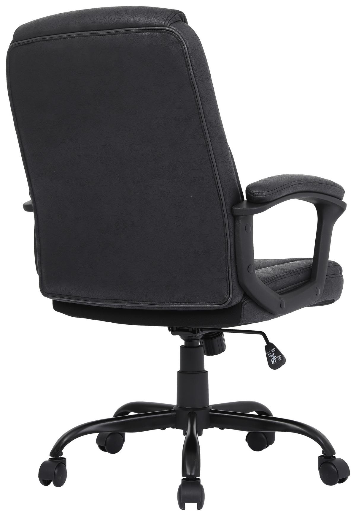 Chefsessel Paul - Schwarz, MODERN, Holz/Kunststoff (62/105/69cm)
