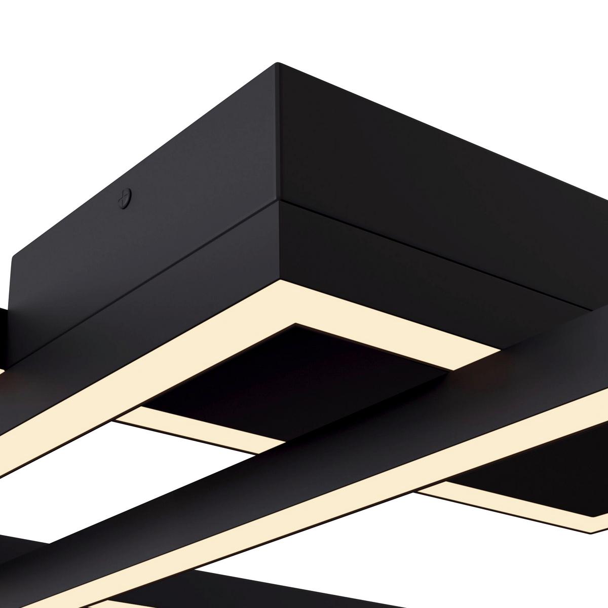 Deckenleuchte Line - Schwarz, Basics, Kunststoff/Metall (68/78/8cm) - MAYTONI