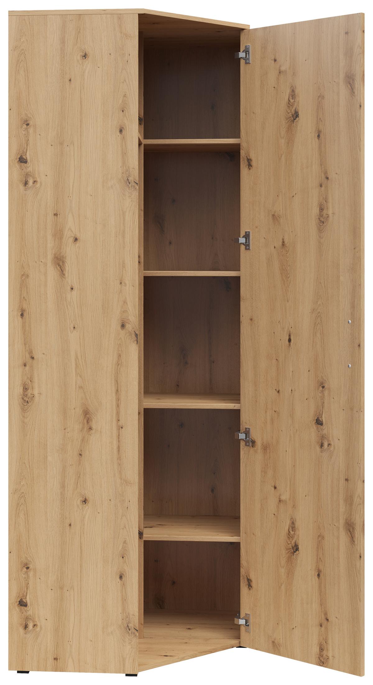 Eckschrank Multi Cabinet In Artisan Eiche Dekor - Eiche Artisan, MODERN, Holzwerkstoff (71,5/71,5cm)