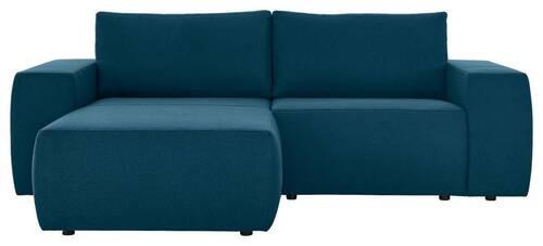 Ecksofa Looks Ii - Schwarz/Dunkelblau, Design, Textil (160/242cm) - LOOKS by W.Joop