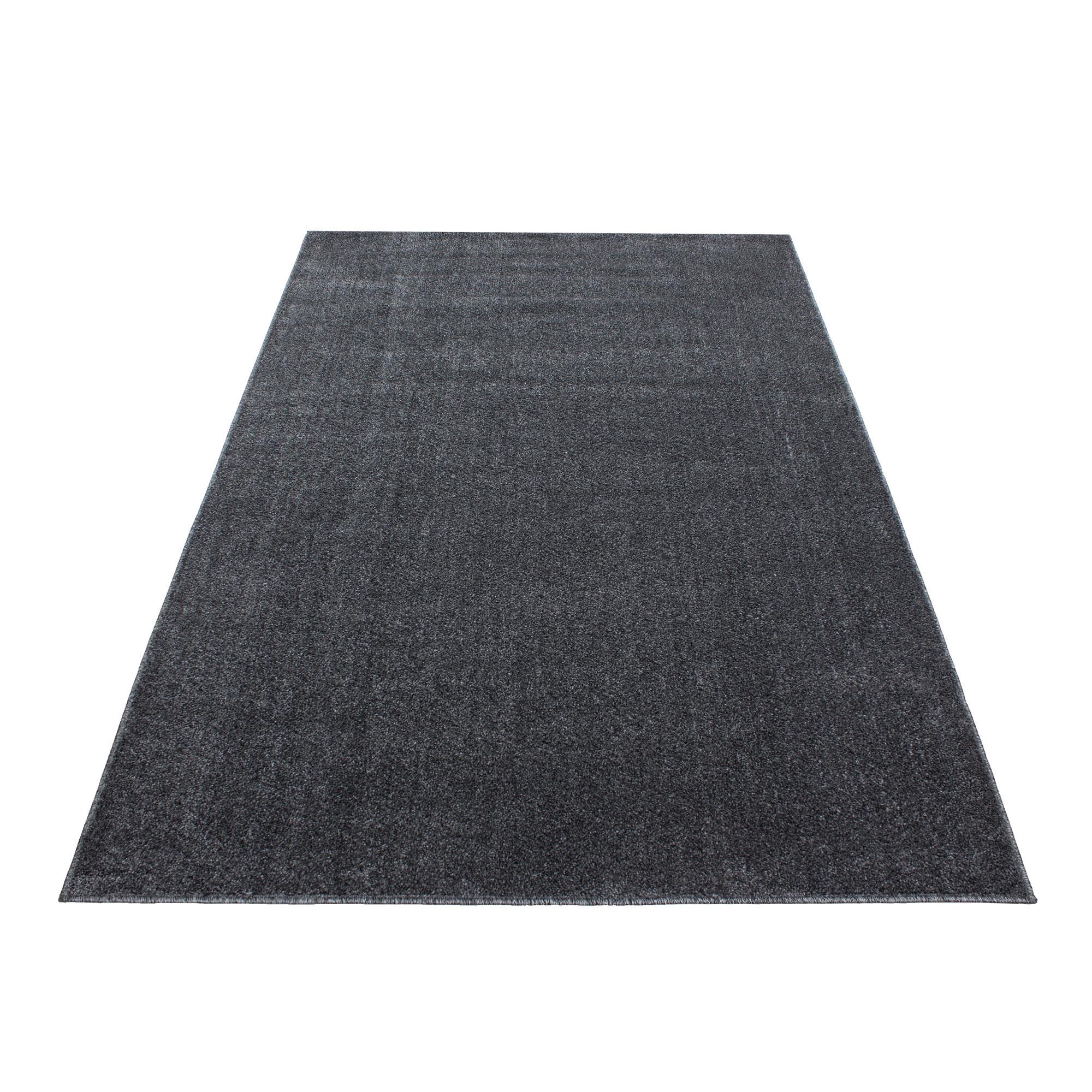Koberec s vysokým vlasem 200x290 cm,, šedý - šedá, Konvenční, textil (200/290cm) - Novel