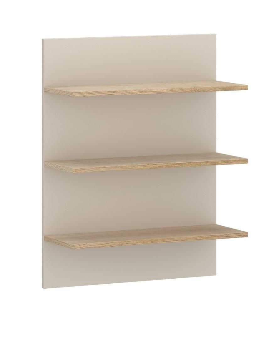 Wandboard Puento Eichefarben/Beige B: 60cm - Kaschmir/Eichefarben, Design, Holzwerkstoff (60/79,4/26cm) - Livetastic
