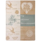Wohndecke Jaquard - Creme/Weiß, MODERN, Textil (150/200cm)