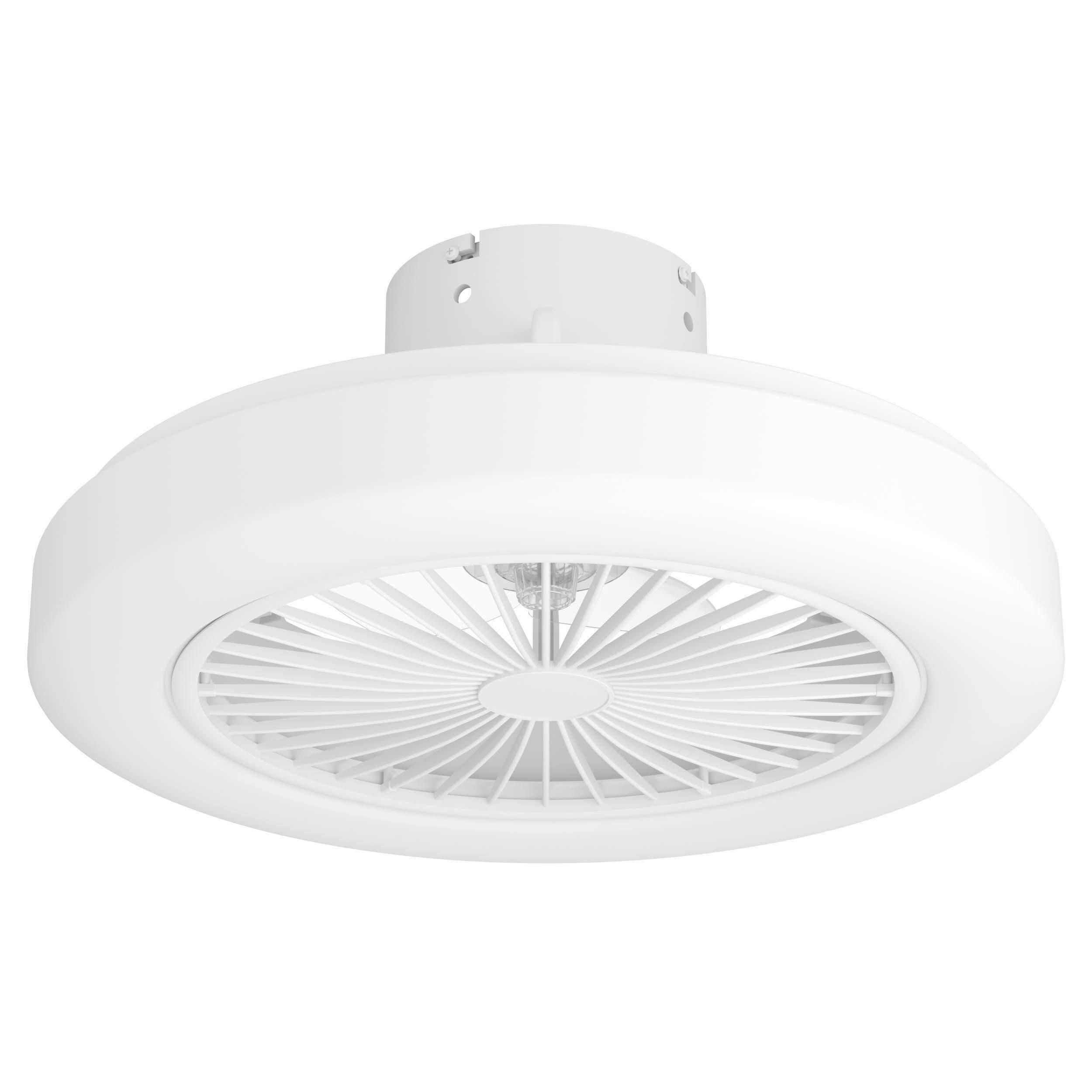 DECKENVENTILATOR 35095 ORTONA - Weiß, Basics, Kunststoff (46/20cm) - Eglo