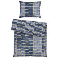 Posteľná bielizeň Adam, 70/90 140/200cm - modrá/béžová, Modern, textil (140/200cm) - Mömax