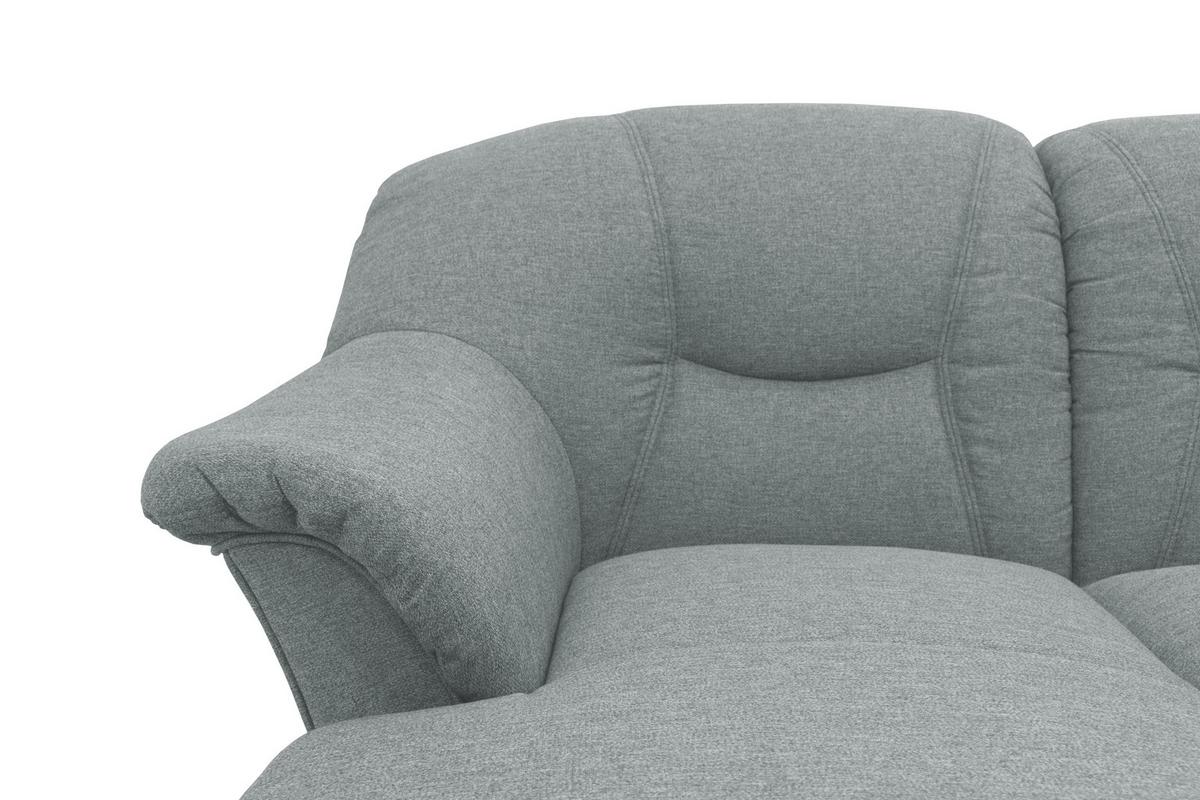 Wohnlandschaft Sarafina Grau U-Form: 146x295x180 Cm - Schwarz/Grau, KONVENTIONELL, Textil (146/295/180cm) - MID.YOU