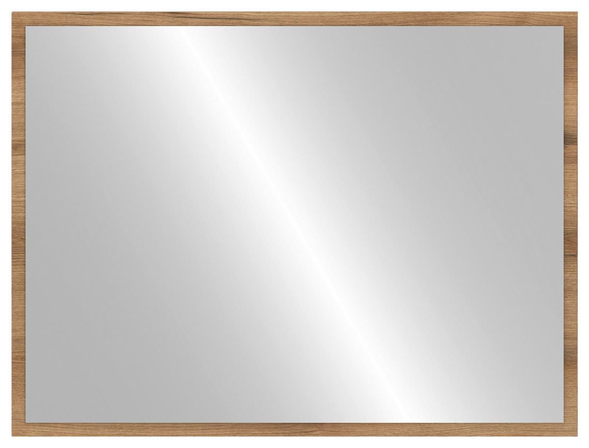 Spiegel Aladin Stehend & Hängend Montierbar - Eichefarben, MODERN, Glas/Holzwerkstoff (80/60/16cm)