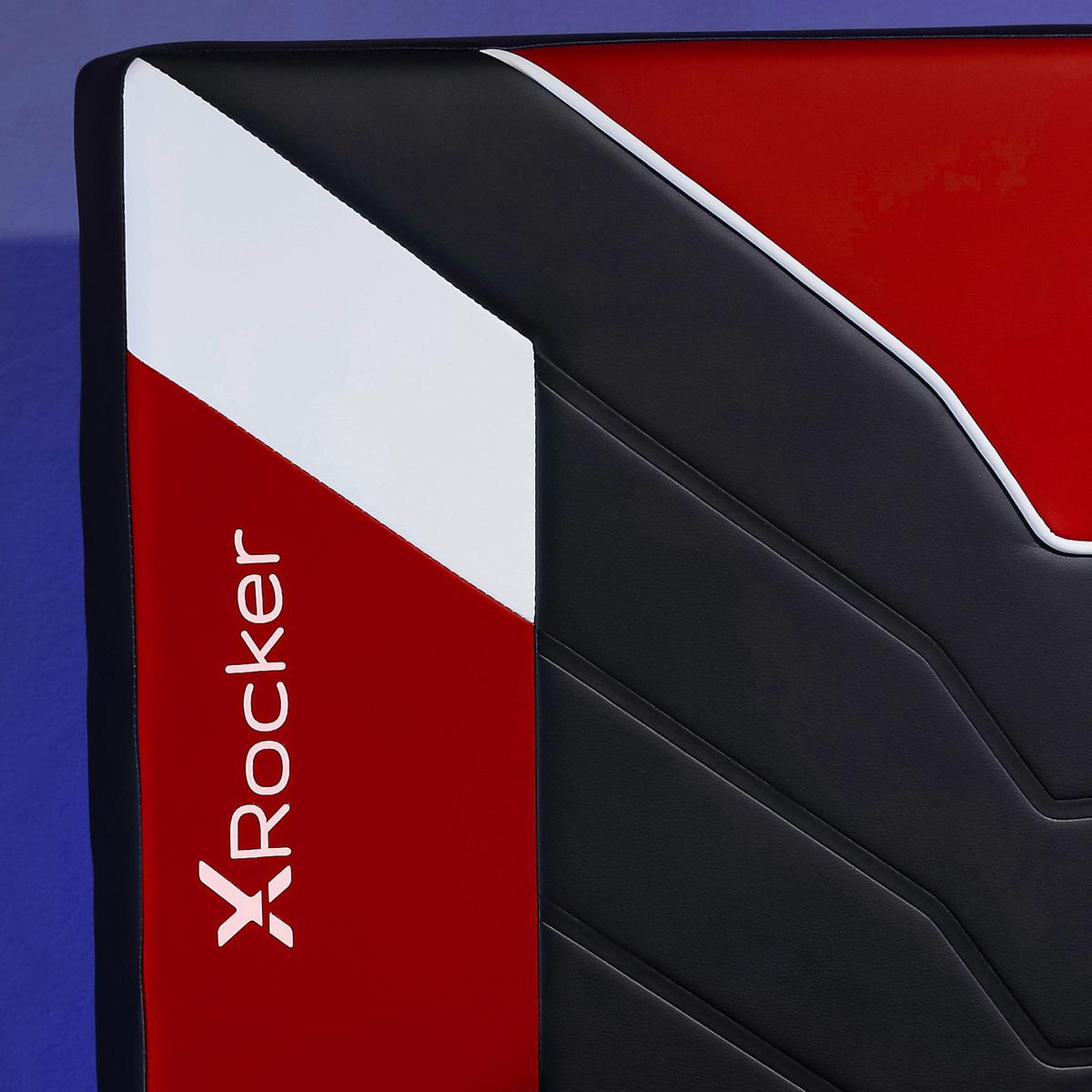 Bett Cerberus - Rot/Schwarz, MODERN, Holzwerkstoff/Kunststoff (90/190cm) - X Rocker