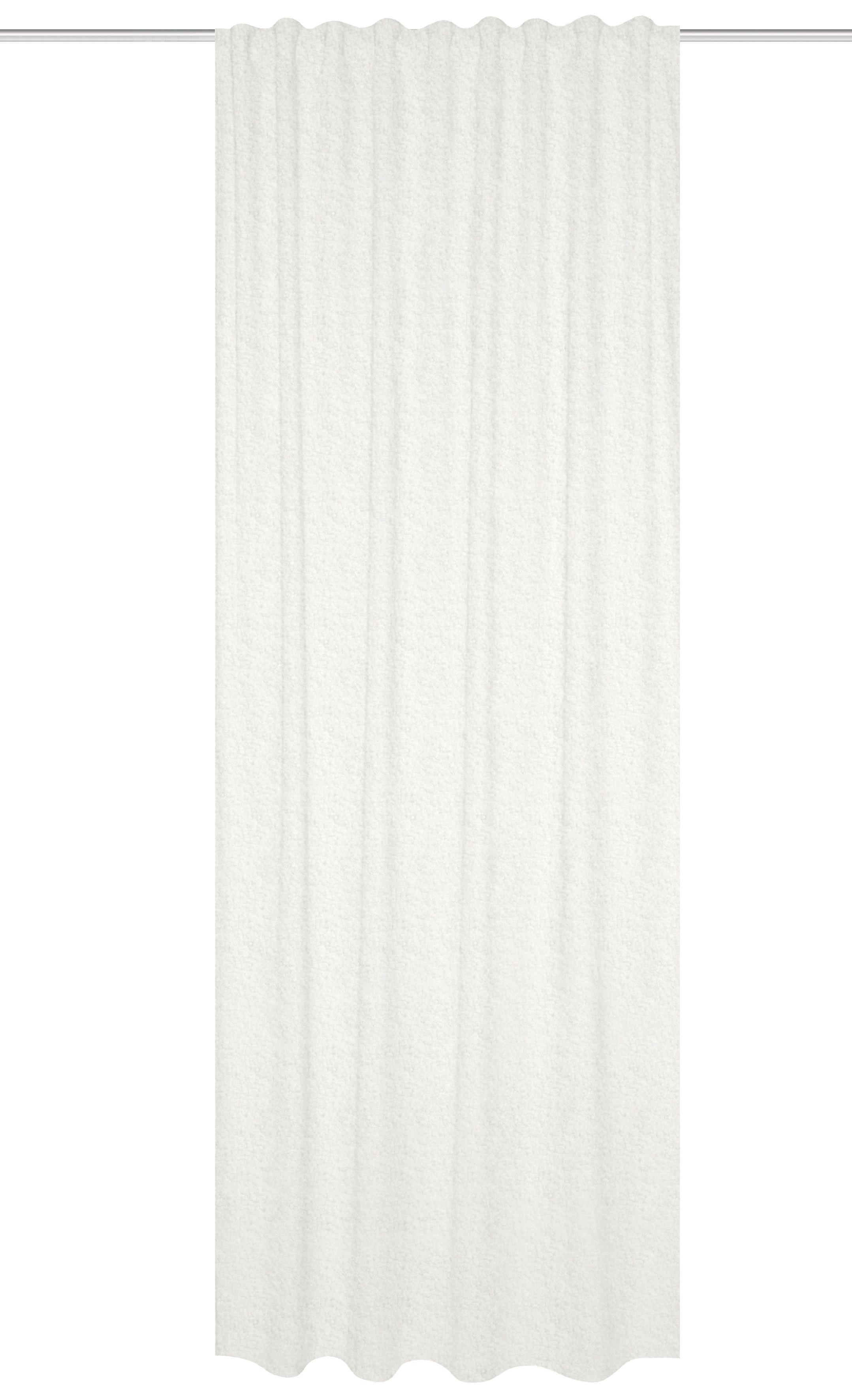 Fertigvorhang Teddy Creme B: 135 Cm - Creme, Basics, Textil (135/245cm)