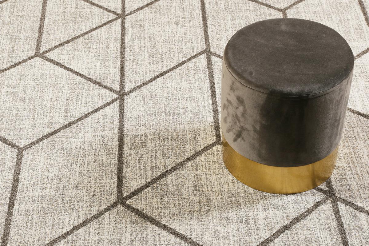 Webteppich Bossa Lounge Taupe/beige 200x290 Cm - Taupe/Beige, Design, Textil (200/290cm) - WECON HOME