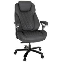 Chefsessel Xxl Pullmann Grau - Silberfarben/Grau, MODERN, Kunststoff/Textil (73/138/85cm) - MID.YOU