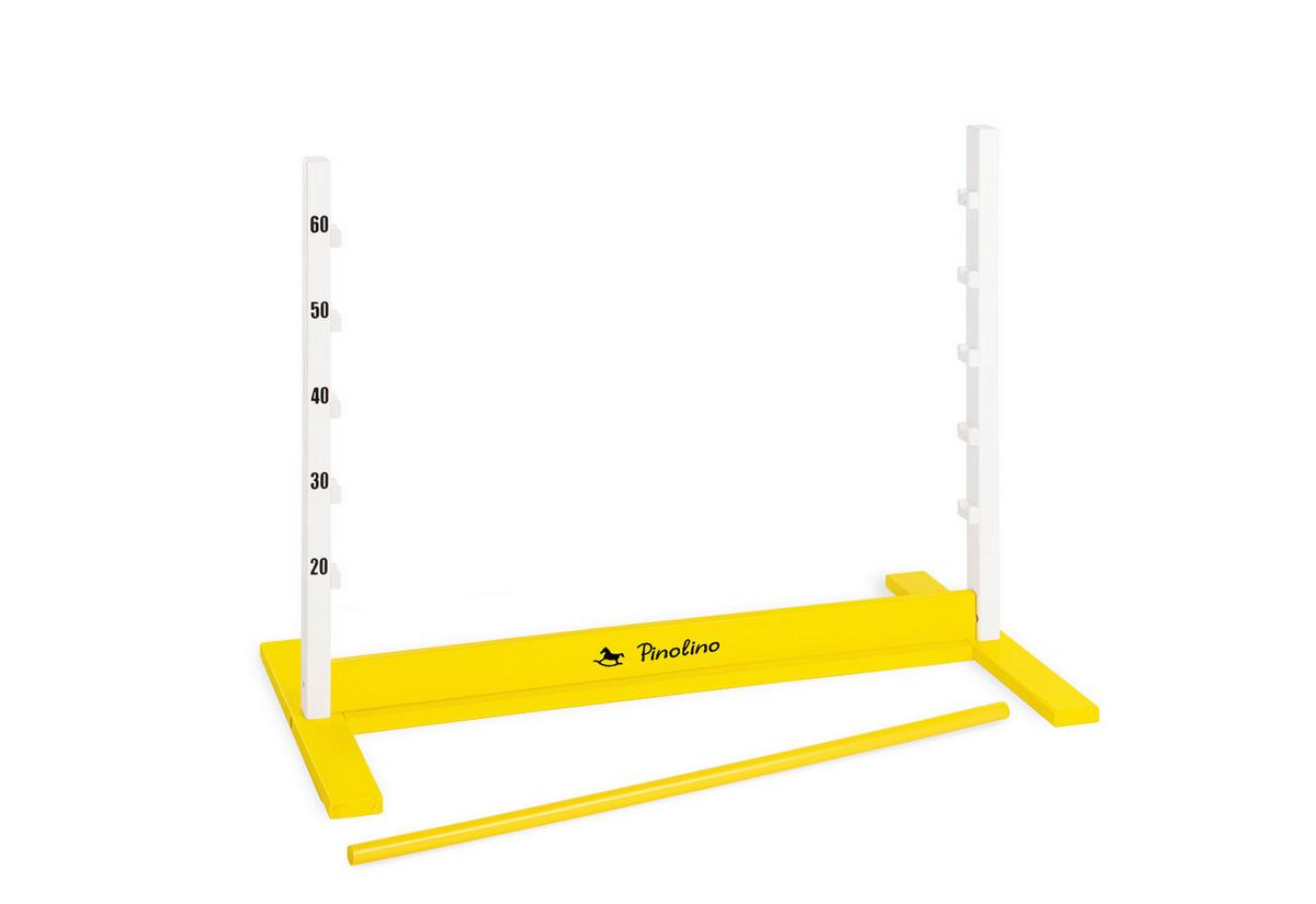 Hindernisparcour Hoppe - Gelb, Basics, Holz (92/67/50cm) - Pinolino