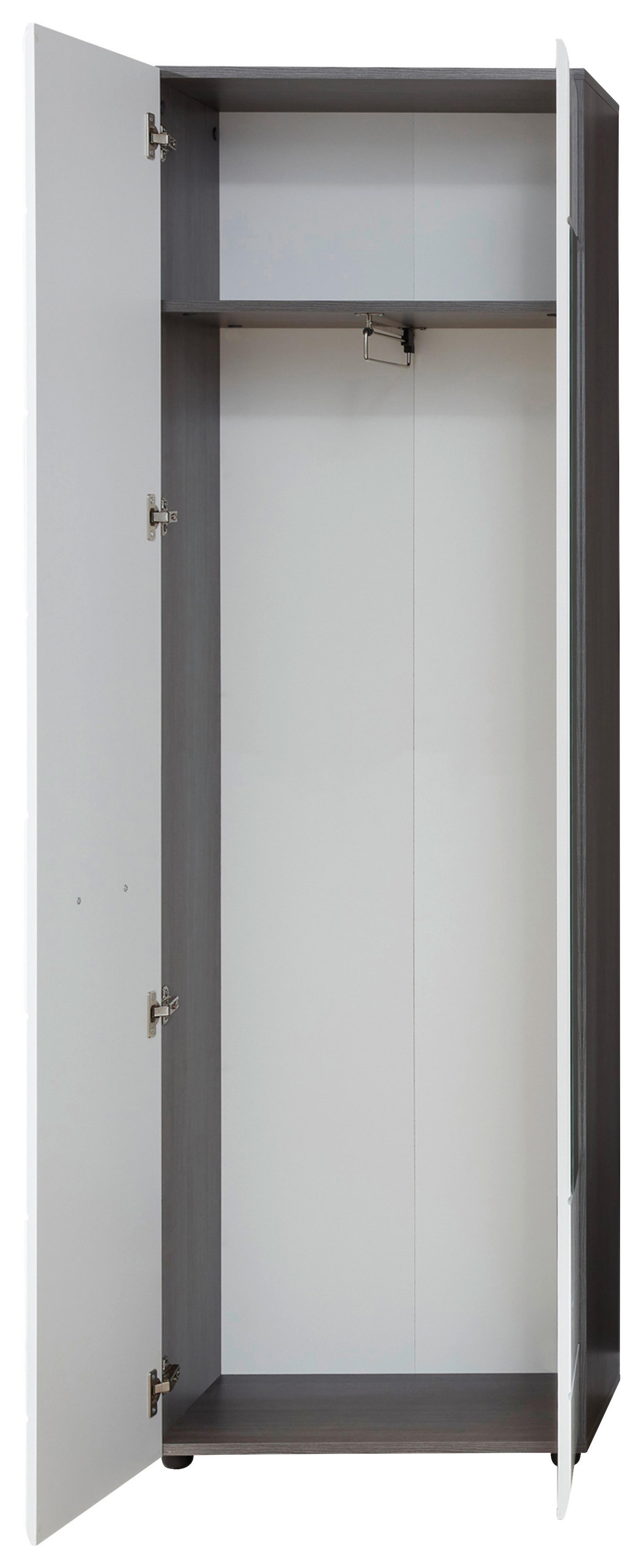 Garderobenschrank LINE in Weiß