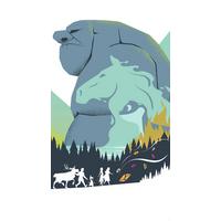 Fototapete Frozen Adventure - Multicolor, Trend, Textil (150/280cm)