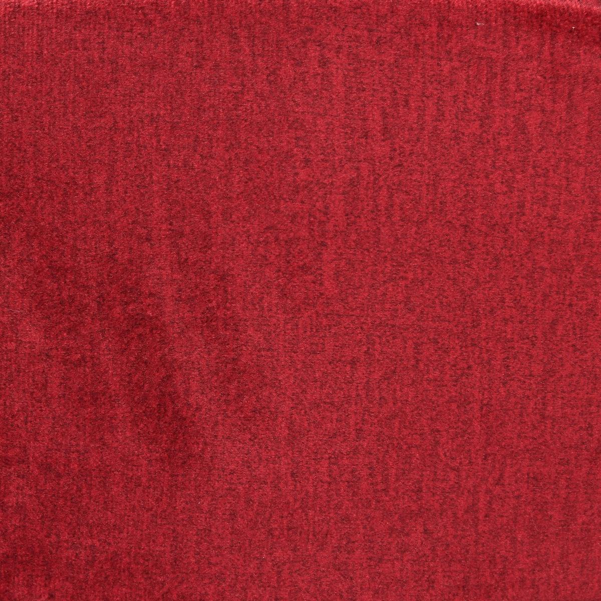 Obdĺžniková taburetka ELLIOT vín.červený zamat, max. 120 kg - čierna/vínovočervená, Modern, drevo/textil (124/41/46cm) - Mömax