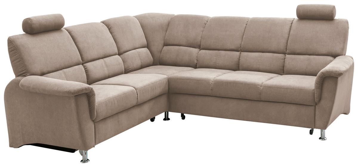 ECKSOFA MIT SCHLAFFUNKTION shops FEDERKERN STAURAUM HOLZ NEU