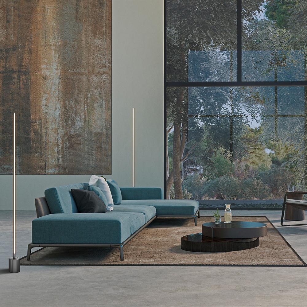 Stehleuchte Flow - Schwarz, Trend, Metall (10/145cm) - MAYTONI