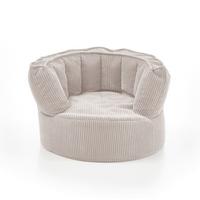 Sitzsack Snuggle Beige B: 75cm - Beige, Basics, Textil (75/55/72cm) - MID.YOU