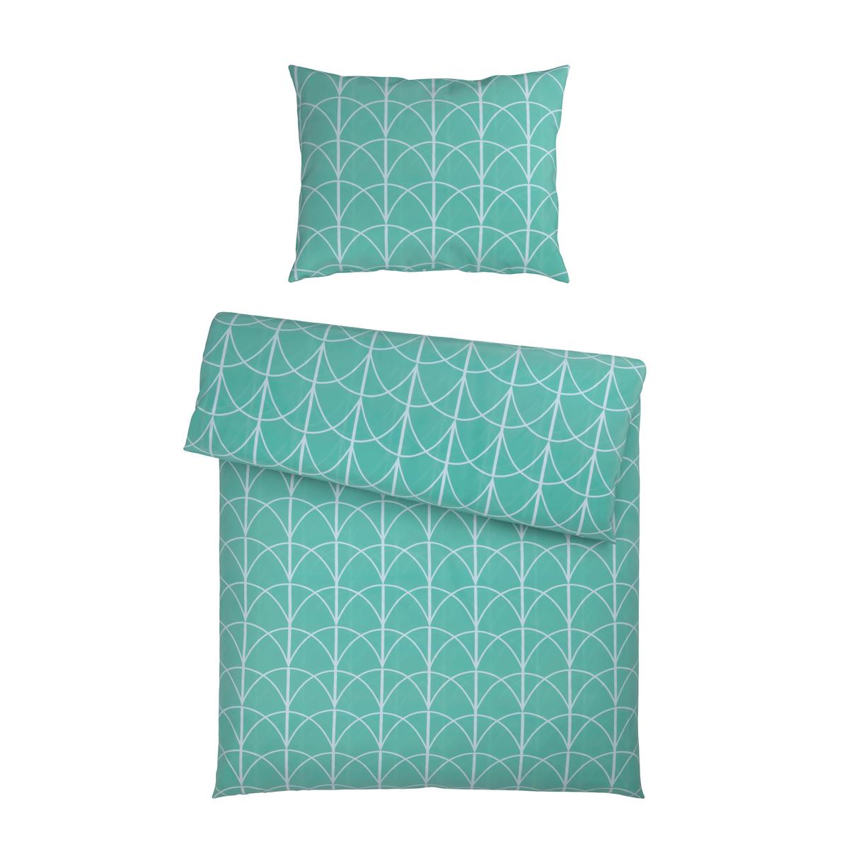 BETTWÄSCHE TRUDE - Schwarz/Weiß, KONVENTIONELL, Textil - Ondega