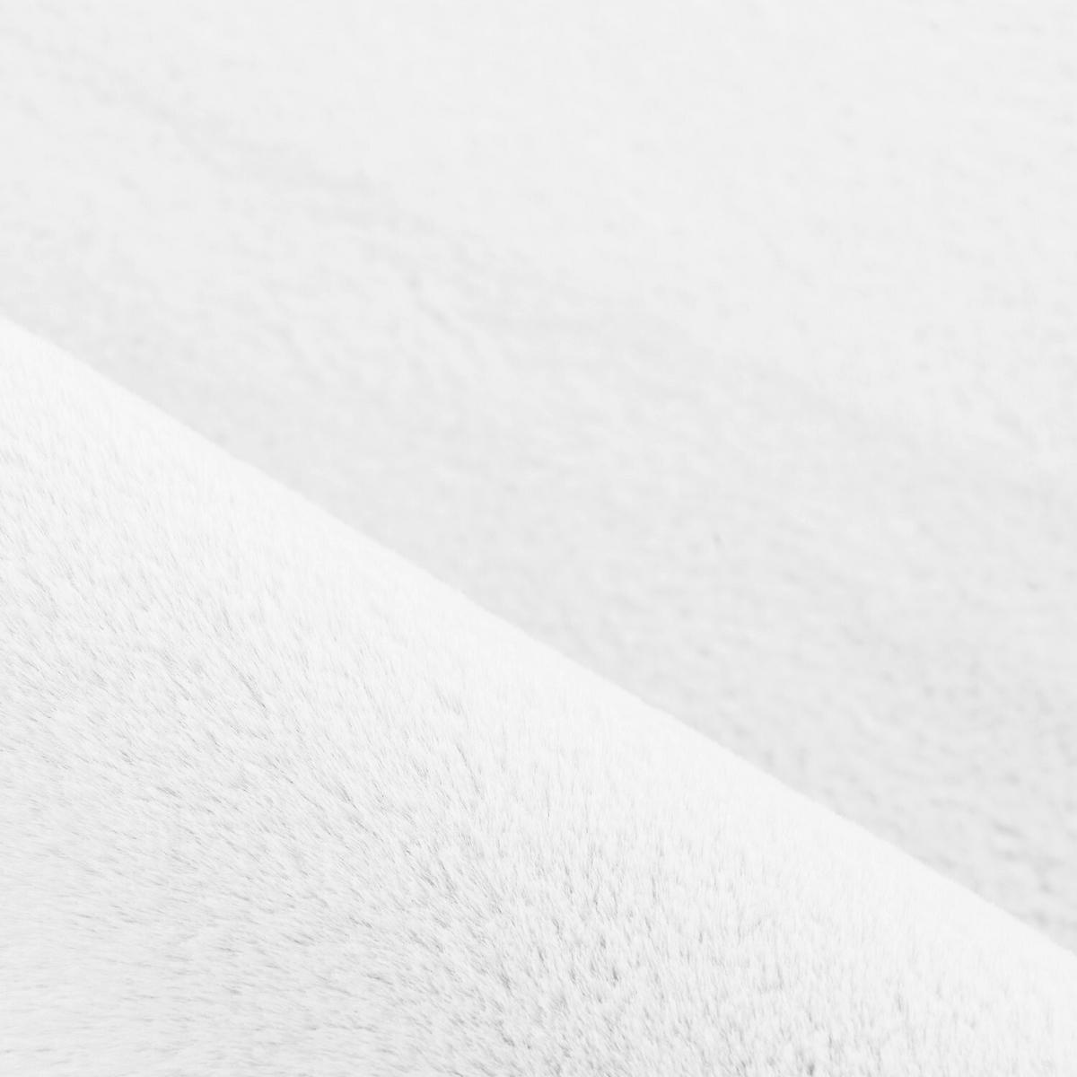 Hochflorteppich, Weiß, F: 20mm Pouffy - Weiß, Basics, Textil (120/170cm)
