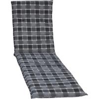 Auflage für Liege Belgrad 193x60x6 cm Grau - Grau, Basics, Textil (193/60/6cm) - Gardenson