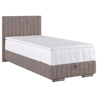 Box-ágy Beetle 90/200 Cm - szürke, Modern, faalapú anyag/textil (90/200cm)