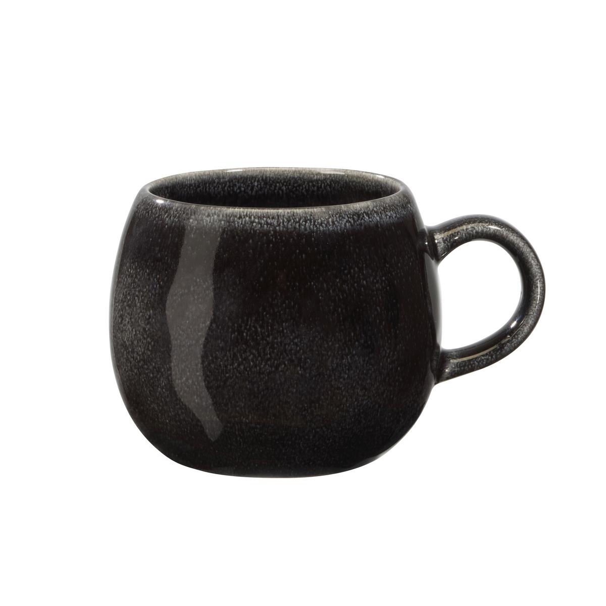 Hrnek na kávu Sindri, 480ml - černá, Moderní, keramika (14.5/11/8.5cm)